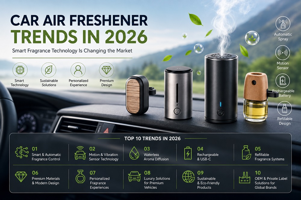 Car Air Freshener Trends in 2026: Smart Fragrance Technology Is Changing the Market Car Air Freshener Trends in 2026: Smart Fragrance Technology Is Changing the Market