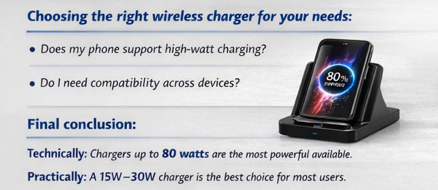 What is the most powerful wireless charger available? What is the most powerful wireless charger available?