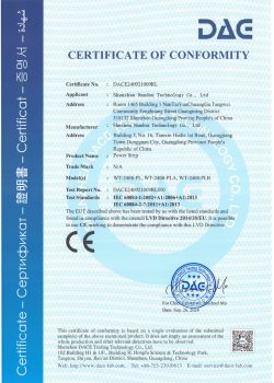 DACE240921009RL WT-2408-PL IEC 60884-2-7 Certificate