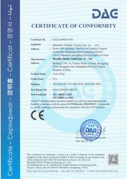 DACE240921009RL WT-2408-PL IEC 60884-2-7 Certificate
