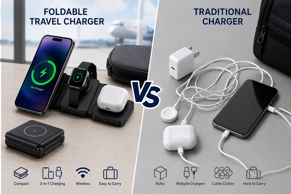 Foldable Travel Charger vs Traditional Charger: Which Is Better for Travelers? Foldable Travel Charger vs Traditional Charger: Which Is Better for Travelers?