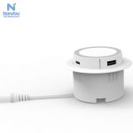 HE-D08 Multi-Functional Wireless Charger For Embedded Furniture