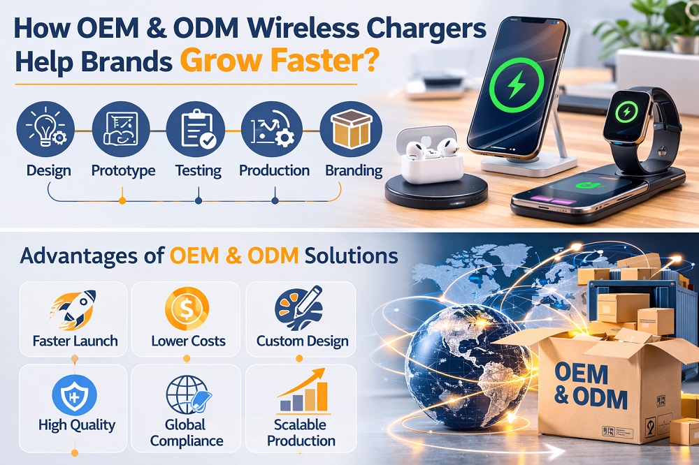 How Can OEM & ODM Wireless Chargers Help Brands Grow Faster? How Can OEM & ODM Wireless Chargers Help Brands Grow Faster?
