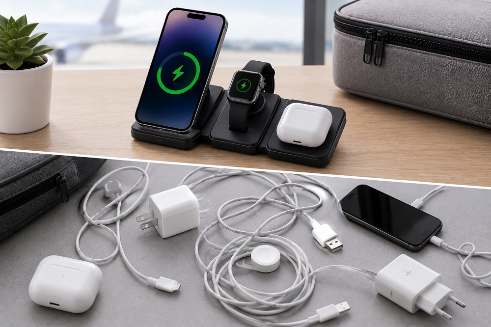 How Foldable Travel Chargers Help Reduce Cable Clutter While Traveling