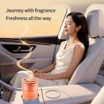 180g Solid Car Air Freshener with Glass Bottle | Long-Lasting Car Fragrance