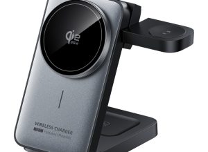 3-in-1 Magnetic Wireless Charging Station for iPhone, Apple Watch and AirPods – 25W Fast Charger Stand