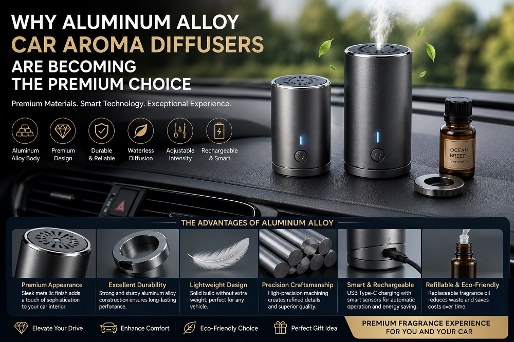 Why Aluminum Alloy Car Aroma Diffusers Are Becoming the Premium Choice Why Aluminum Alloy Car Aroma Diffusers Are Becoming the Premium Choice