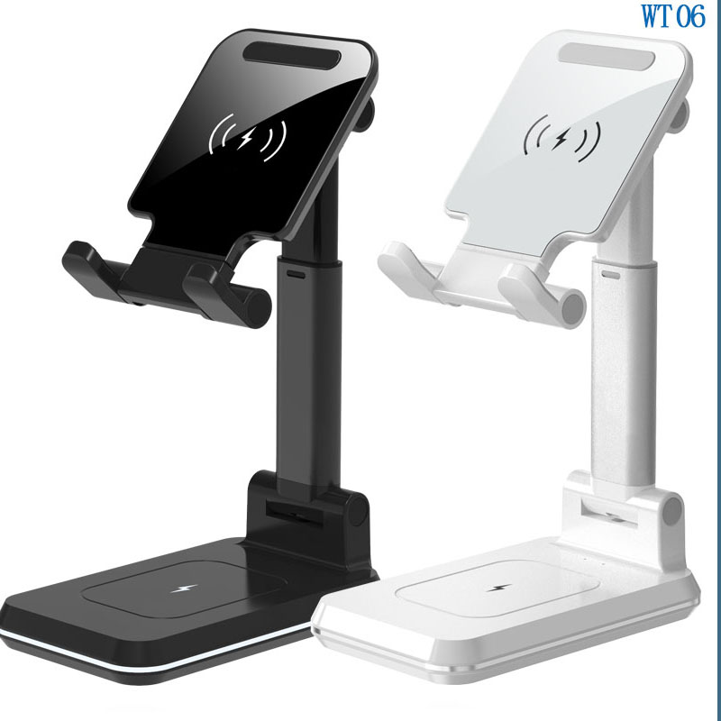 Portable Foldable Wireless Charger Phone Holder Stand