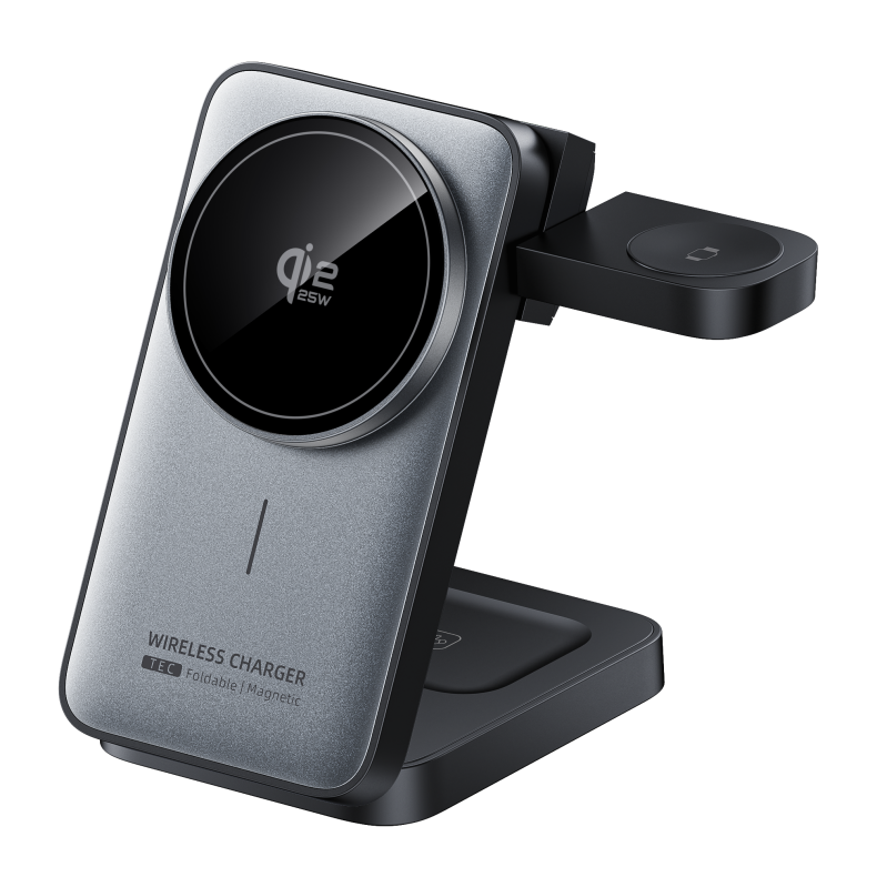 3 in 1 Station Wireless Charger Stand MPP25W Magnetic Charger Wireless Compatible for IPhone Series AirPods IWatch