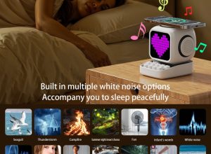 Altaveu intel·ligent 3 en 1 amb càrrega sense fil