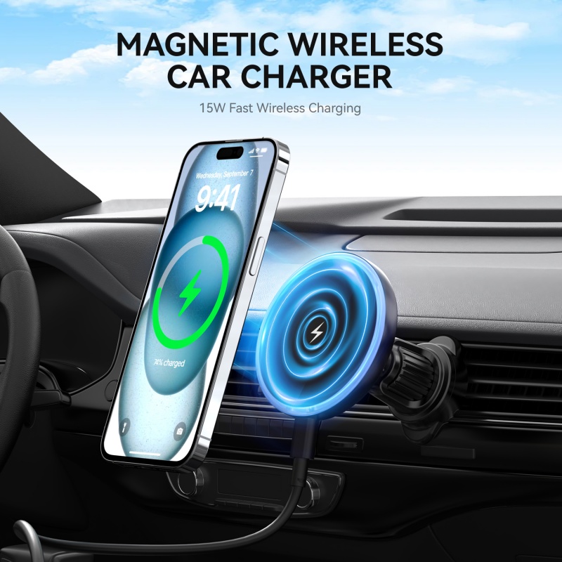 15W Smart Fast-Charging Car Wireless Charger: A Reliable Upgrade for Modern Drivers 15W Smart Fast-Charging Car Wireless Charger: A Reliable Upgrade for Modern Drivers