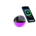 MPP 25W fast wireless charger with bluetooth speaker with GRB ambiance lights is equipped