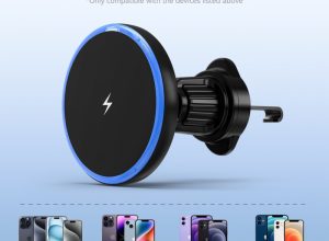 Sådan fungerer en trådløs telefonoplader til bilen under kørsel